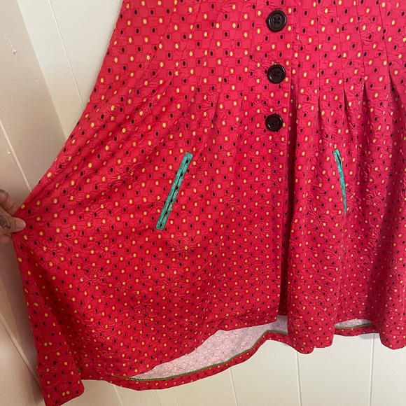 An Ren NY Watermelon Swing-Coat - Size Large - Picture 4 of 6